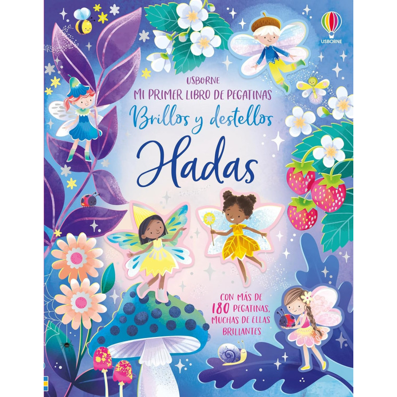 BRILLOS Y DESTELLOS HADAS, MI PRIMER LIBRO DE PEGATINAS USBORNE