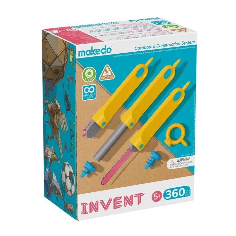 DISCOVER MAKEDO KIT CONSTRUCCIÓN 360 PIEZAS