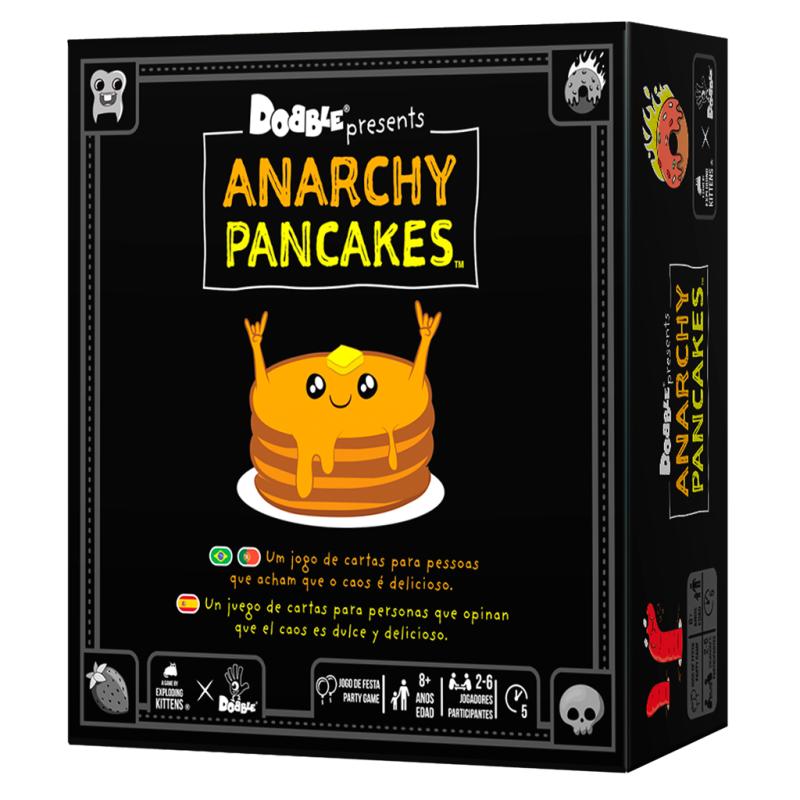 DOBBLE ANARCHY PANCAKES, JUEGO DE CARTAS