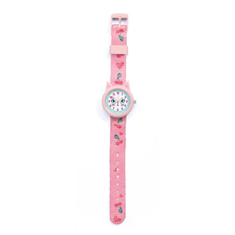 RELOJ INFANTIL GATA TICLOCK DJECO