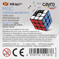 CUBO 3X3X3 MAGNÉTICO, JUEGOS DE LÓGICA