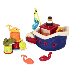 SET JUGUETES PARA EL BAÑO CON BARCO B.YOU