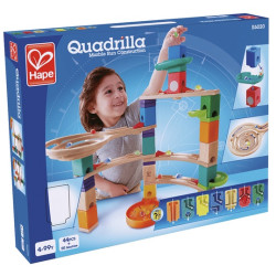 QUADRILLA ACANTILADO JUEGO DE CONSTRUCCIÓN Y CANICAS HAPE