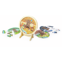 PUZZLE CIRCULAR 4 ESTACIONES HAPE