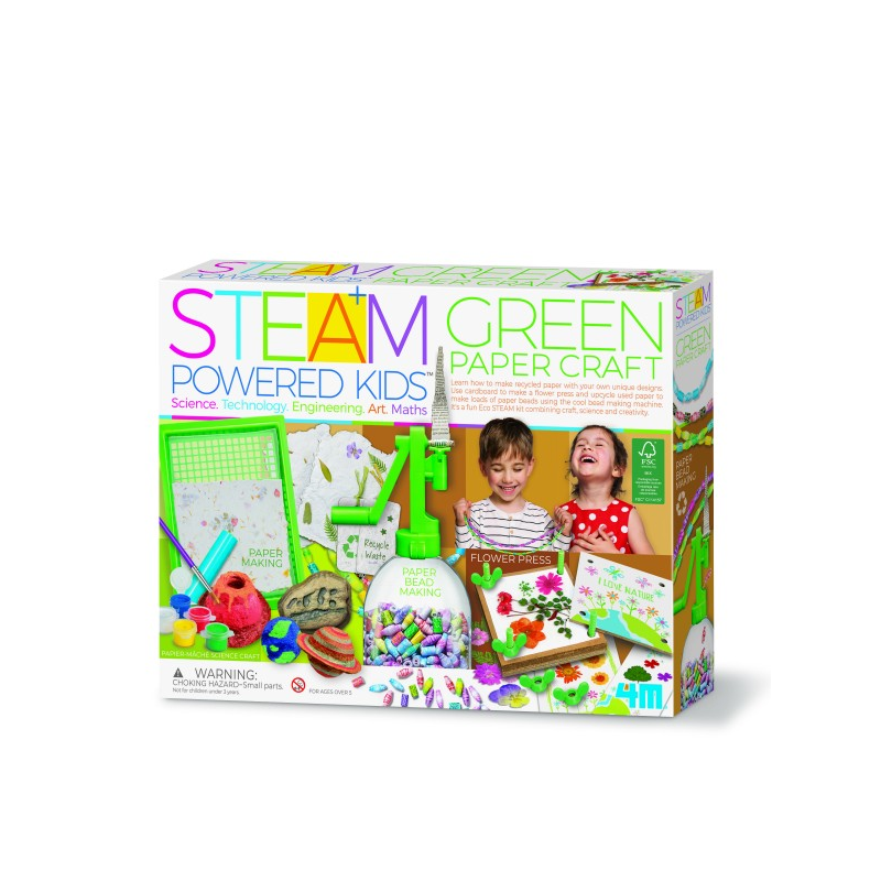 SET DE ARTESANIA DE PAPEL STEAM, MANUALIDADES 4M