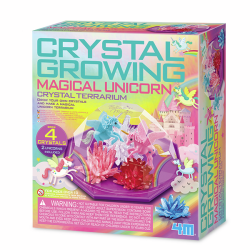 CRECE CRISTALES UNICORNIOS, MANUALIDADES 4M