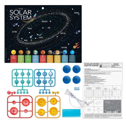 SISTEMA SOLAR POSTER 3D KIDZ LABS, MANUALIDADES 4M