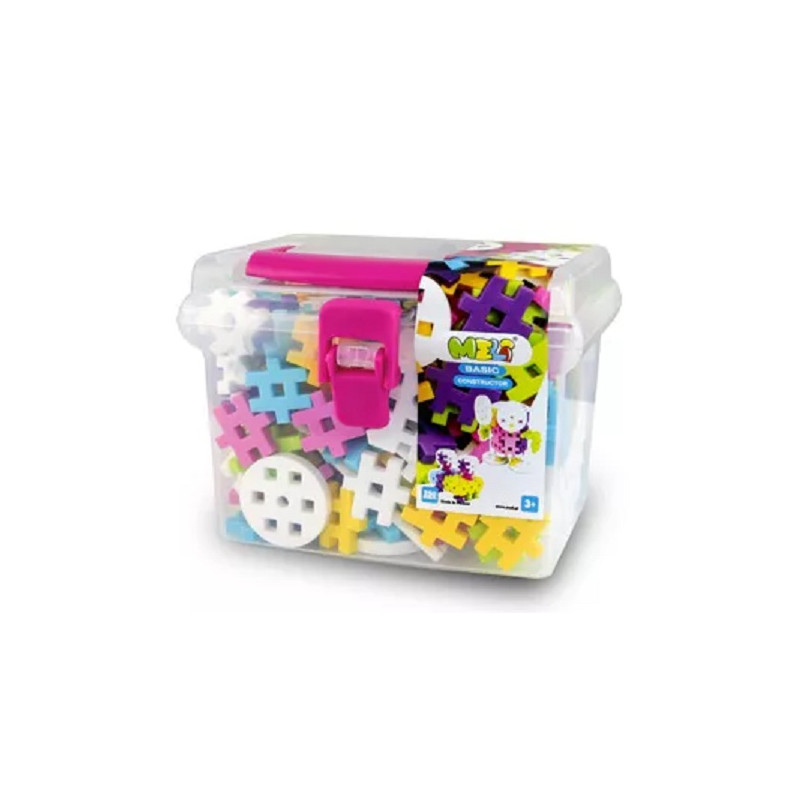 PIEZAS ENCAJABLES MELI BASIC CONSTRUCTOR TRAVEL PASTEL, 250 PIEZAS