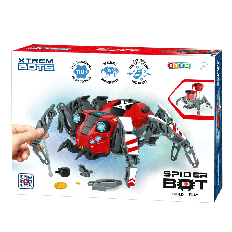 SPIDER BOT, MONTA TU ROBOT ARAÑA