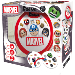 DOBBLE MARVEL EMOJI, JUEGO DE CARTAS