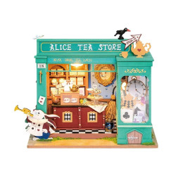 ALICE´S TEA STORE, PUZZLE 3D MINIATURE HOUSE ROBOTIME