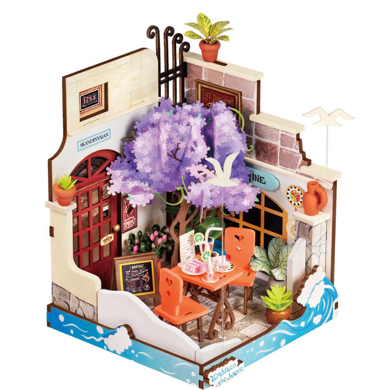 SEA HOLIDAY RESTAURANT, PUZZLE 3D MINIATURE HOUSE ROBOTIME