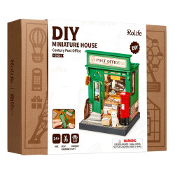 CENTURY POST OFIFICE, PUZZLE 3D MINIATURE HOUSE ROBOTIME