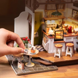 SLOW LIFE CAFÉ, PUZZLE 3D MINIATURE HOUSE ROBOTIME