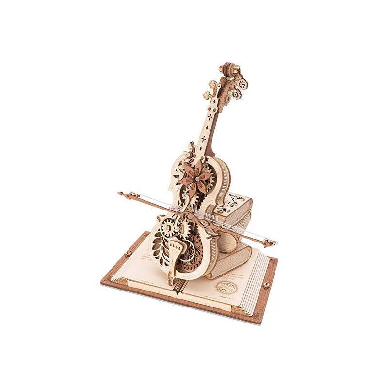 MAGIC CELLO, CAJA DE MÚSICA PUZZLE 3D ROBOTIME