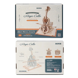 MAGIC CELLO, CAJA DE MÚSICA PUZZLE 3D ROBOTIME