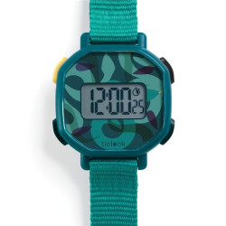 RELOJ DIGITAL GREEN SNAKES, TICLOCK