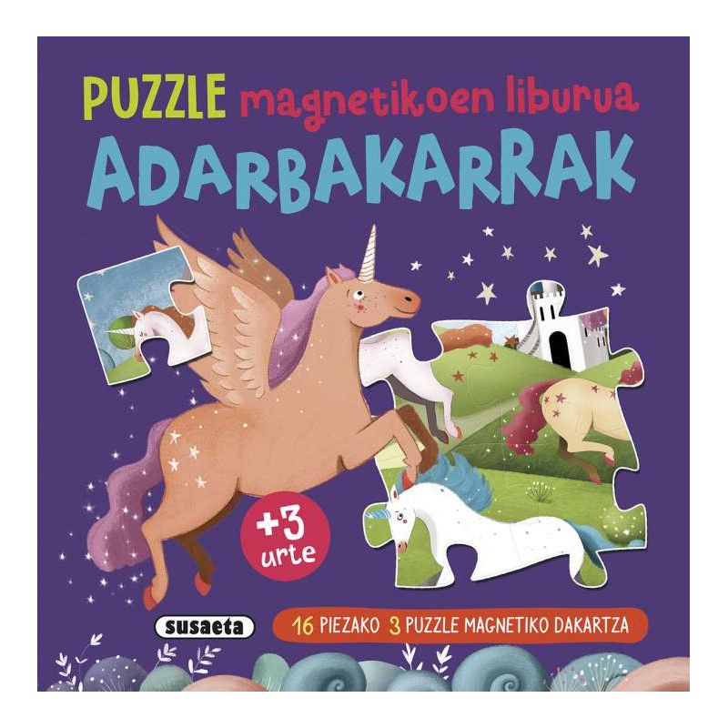 ADARBAKARRAK, PUZZLE MAGNETICKOEN LIBURUA