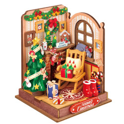 CHIMENEA NAVIDEÑA - CHRISTMAS FIREPLACE, PUZZLE 3D ROBOTIME