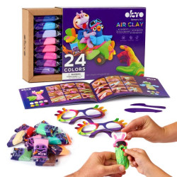 AIR CLAY 24 COLORES, SET PARA CREATIVIDAD OKTO