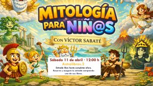 Mitología para niños con Víctor Sabaté en Astrolibros Vitoria