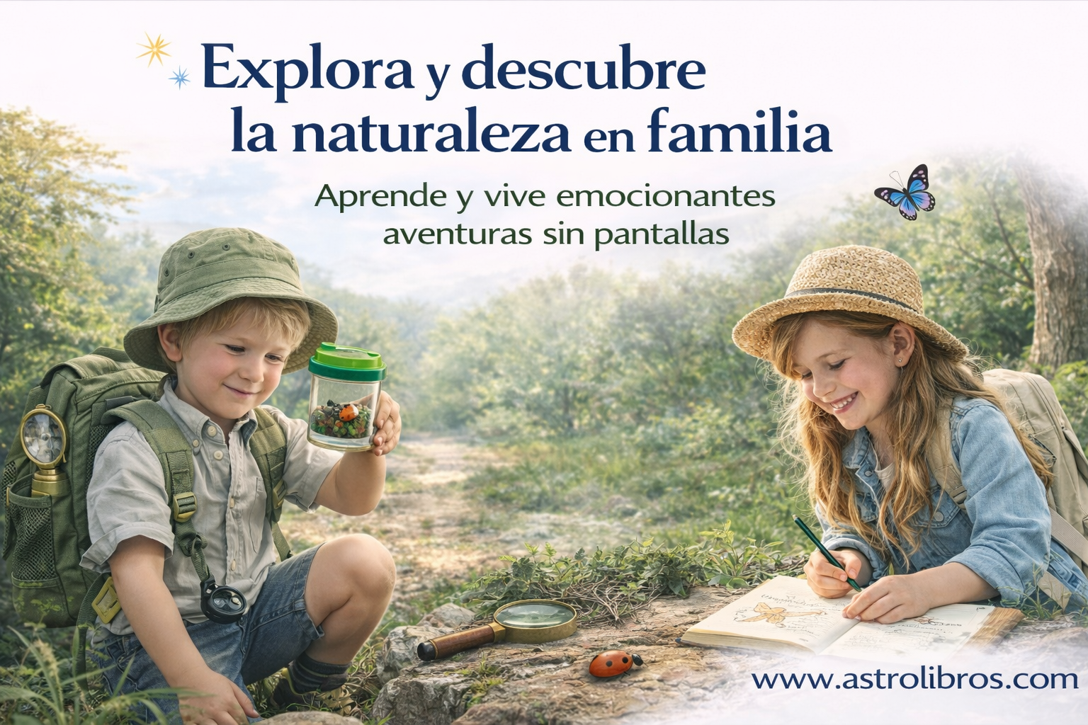 explorar naturaleza en familia
