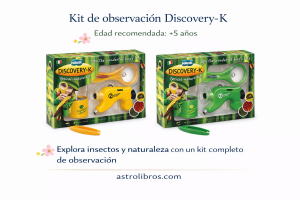 Kit de observación Discovery-K para niños con lupa, visor y accesorios para explorar la naturaleza