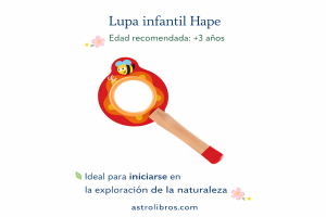Lupa infantil Hape para explorar la naturaleza con niños a partir de 3 años