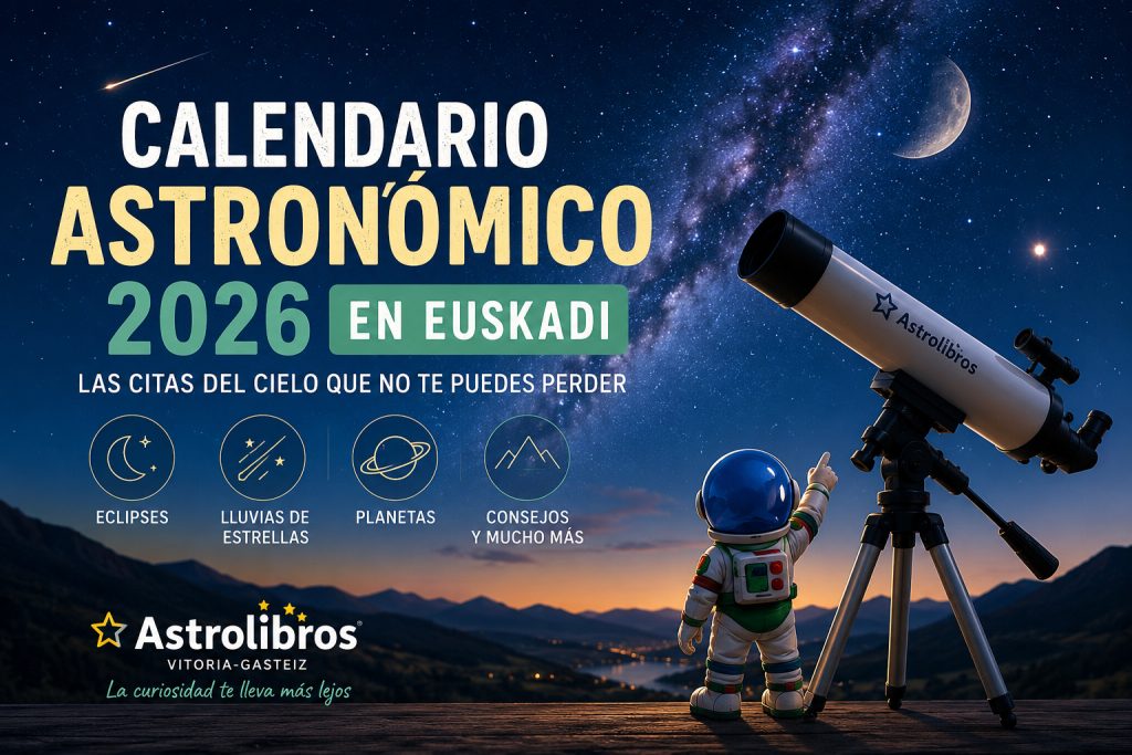 Calendario astronómico 2026 en Euskadi | Astrolibros